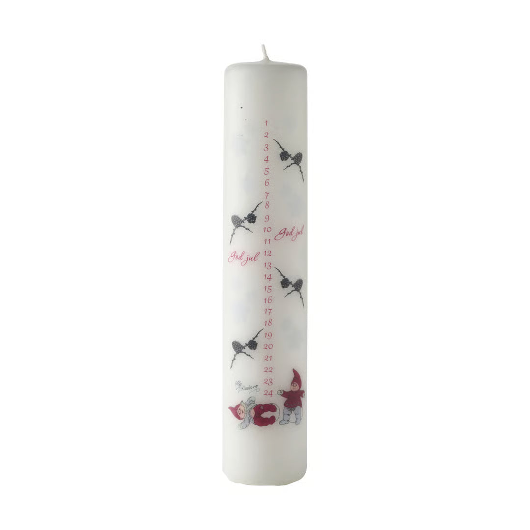 Christmas - Klarborg Thorkild & Petrine kalenderlys - Christmas candle 1-24 - 20 cm