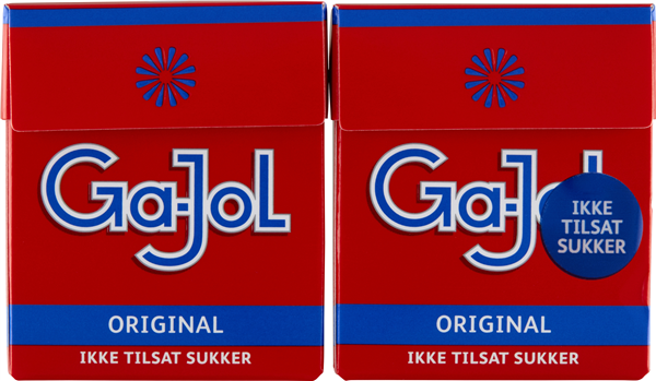 Ga-Jol Original Rød 2pk - licorice - sugarfree - Best before date 27th November 2024