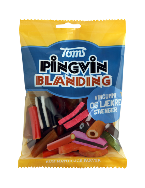 Pingvin Blanding - liquorice, winegum mix