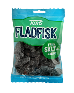 Fladfisk - salt liquorice