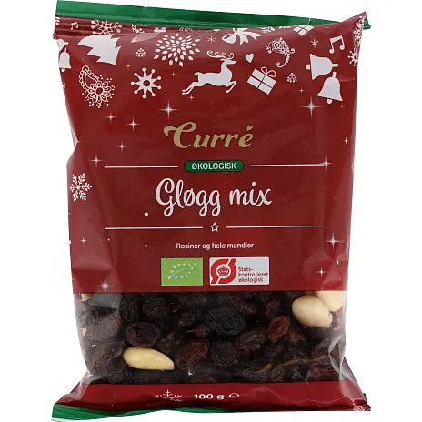 Glögg mix m. rosiner og mandler - Øko