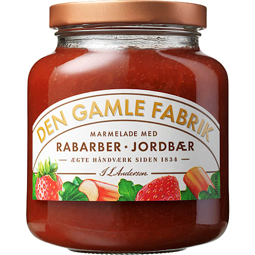 Den Gamle Fabrik - Rabarber/Jordbær Marmelade - rhubarb/strawberry