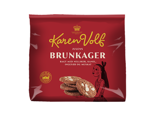 Karen Volf - Brunkager - Danish cookies