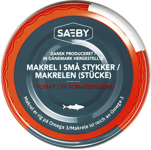 Makrel i små stykker - mackerel in small pieces