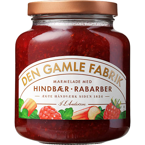 Den Gamle Fabrik - Hindbær/Rabarber Marmelade - raspberry/rhubarb
