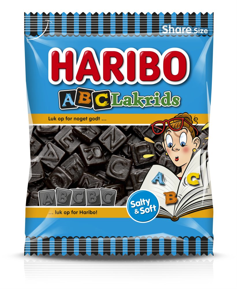 Haribo ABC-lakrids - sweet liquorice