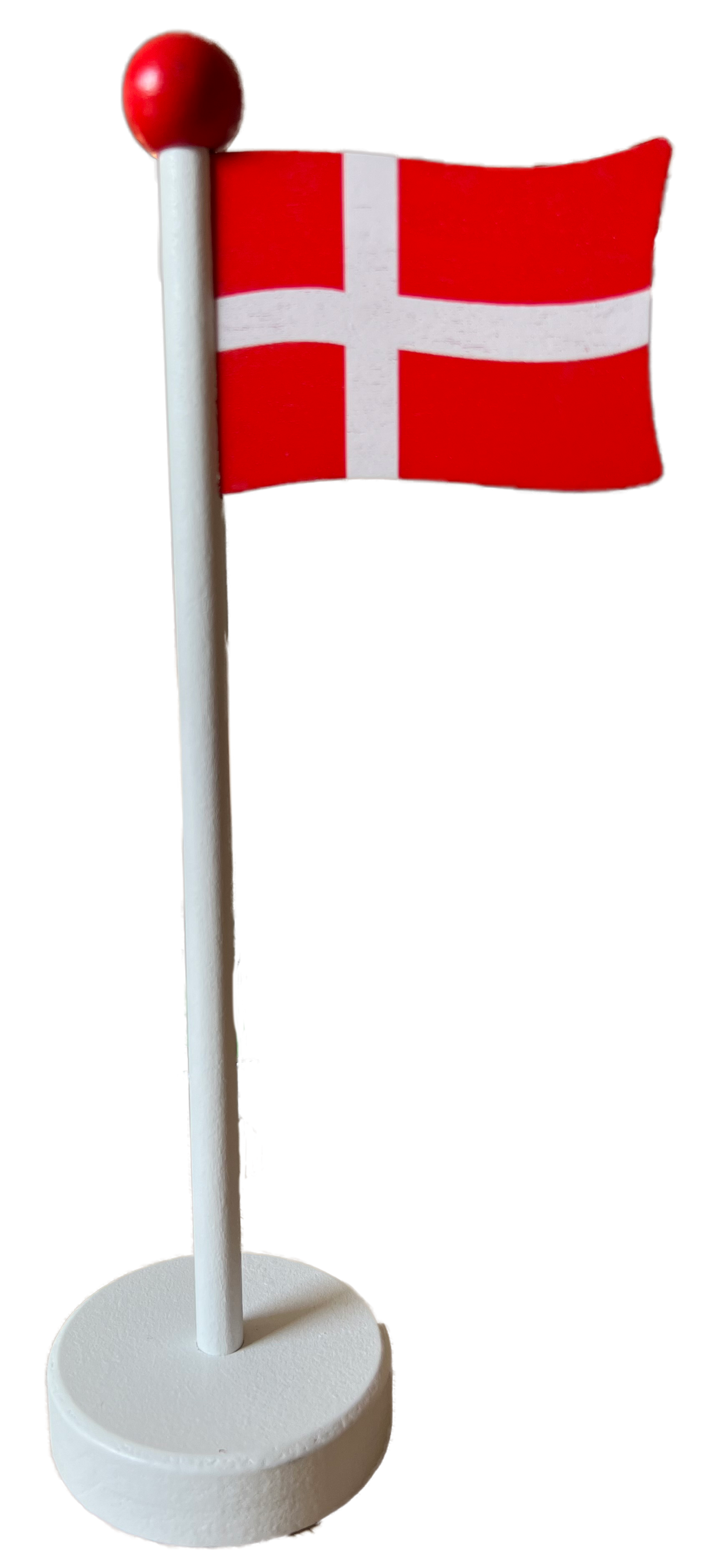 Celebration - Dansk flag af træ 22cm  - Danish flags of wood to stand on a table