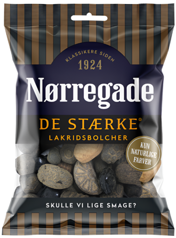 Nørregade - De stærke - mix of strong liquorice