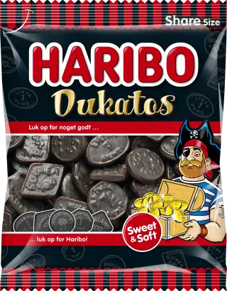 Haribo Dukatos - sweet liquorice