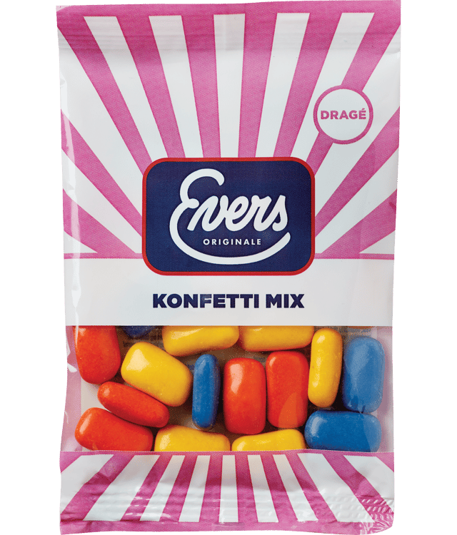 Evers - Konfetti Mix- soft sweet liquorice