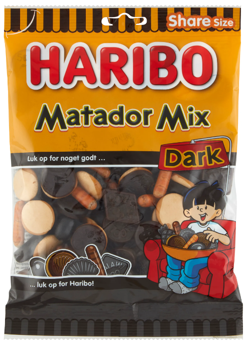 Haribo Matador Mix Dark Big Bag - liquorice