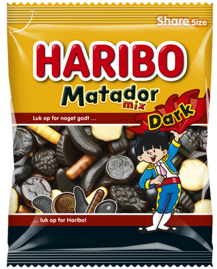 Haribo Matador Mix Dark - Licorice