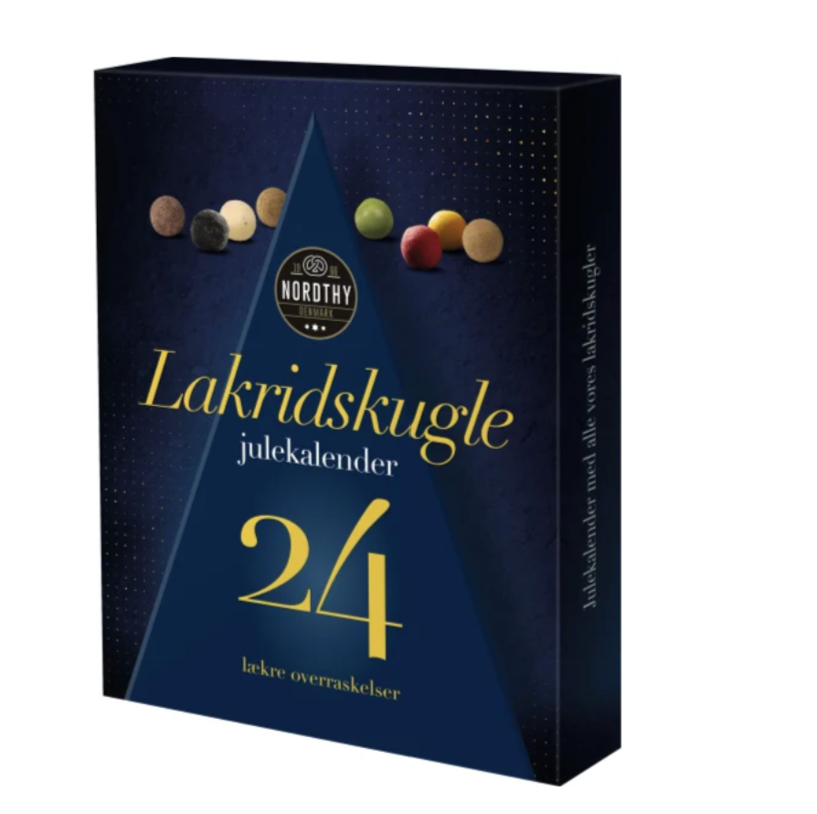 2024 Edition - LAKRIDSKUGLER FRA NORDTHY CHRISTMAS CALENDAR - open a liquorice surprice every day 1st - 24th December