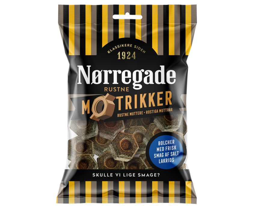 Nørregade - Rustne Møtrikker - salty liquorice