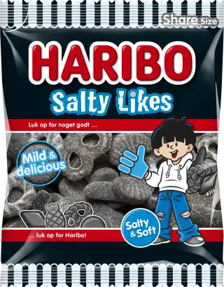 Haribo Salty Likes - liquorice  Best before date June 2026