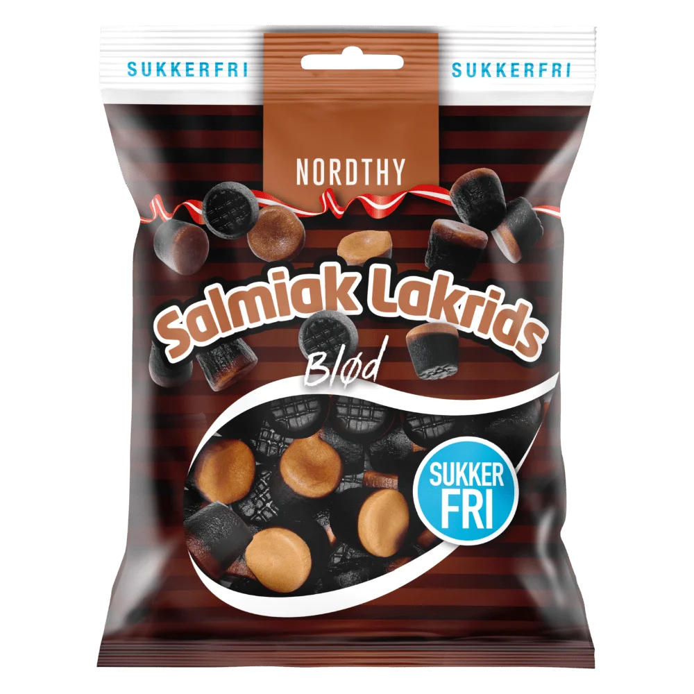 Nordthy Salmiak Lakrids - sugarfree salmiac liquorice