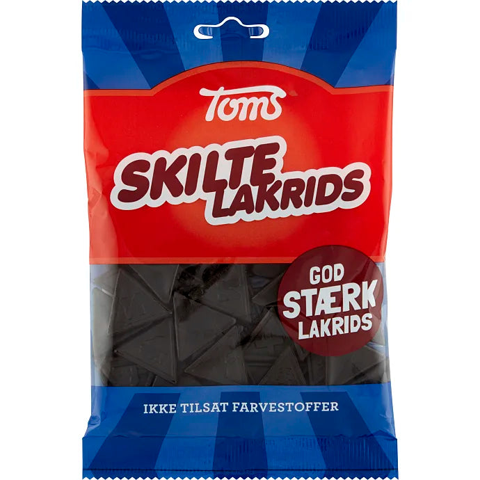 Toms - Pingvin Skilte lakrids - hard and strong liquorice