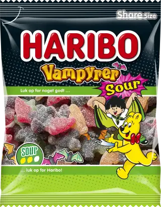 Haribo Vampyrer Sour - winegum