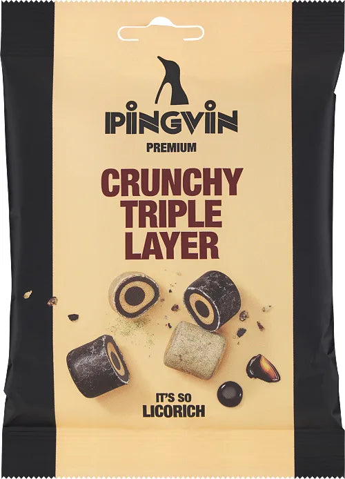 Toms - Pingvin Premium - Crunchy Triple Layer - liquorice