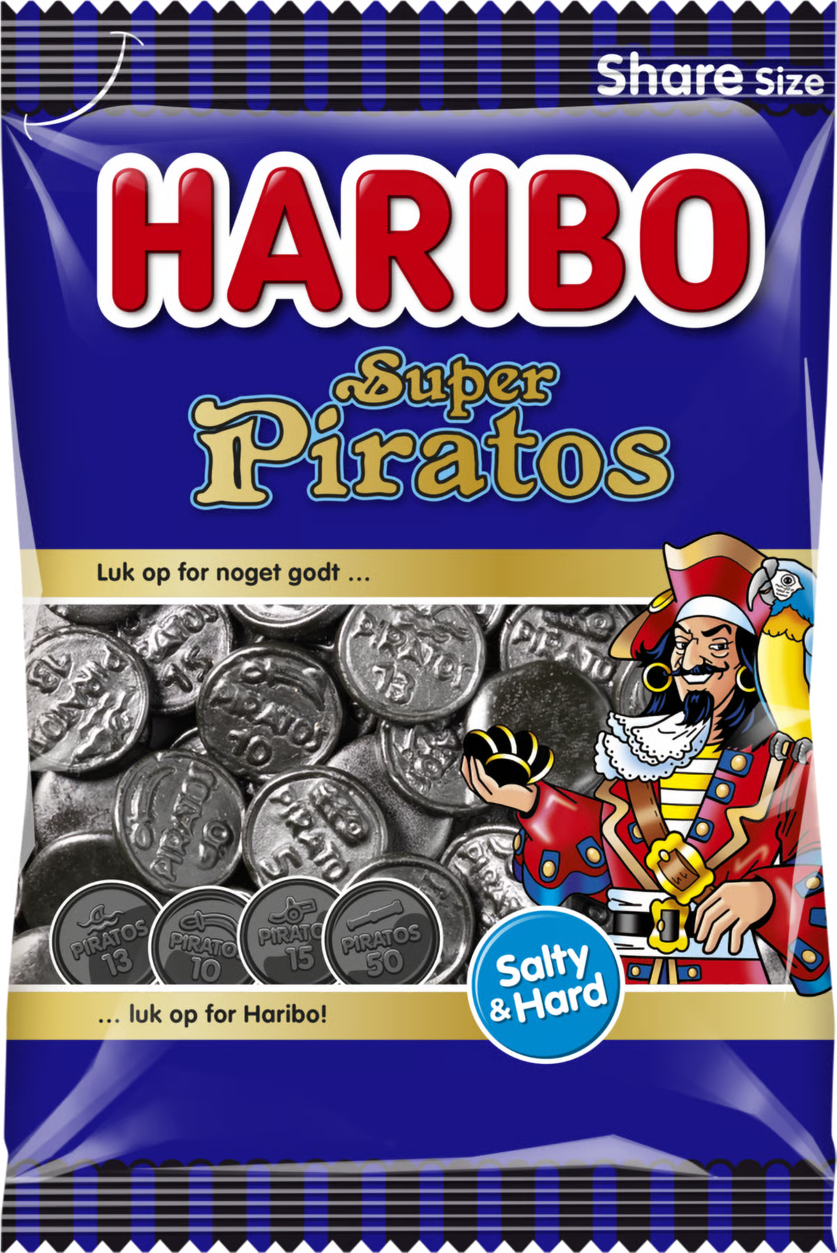Haribo Super Piratos Big Bag - salty liquorice no. 1 in Denmark