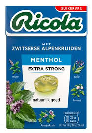 Ricola  - Menthol Extra Strong - sugar free