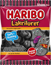 Haribo Lakrilurer - liquorice - Best before date February 2025