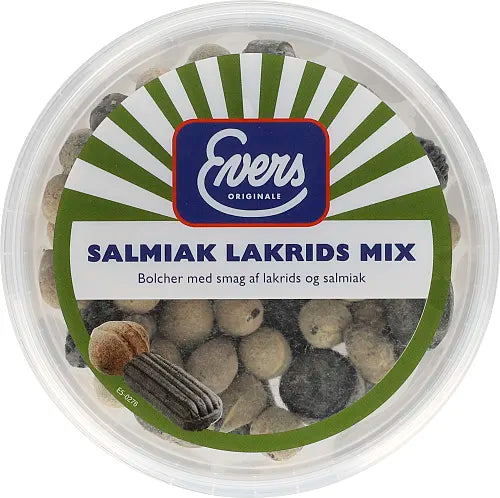 Evers - Salmiak Lakrids Mix -  salmiac and liquorice mix