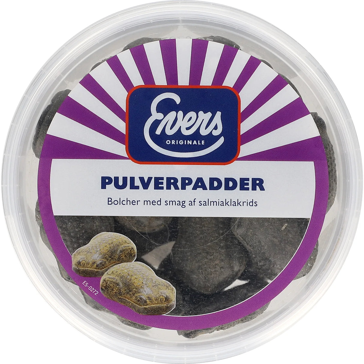Evers - Pulverpadder - hard boiled candy with strong liquorice powder