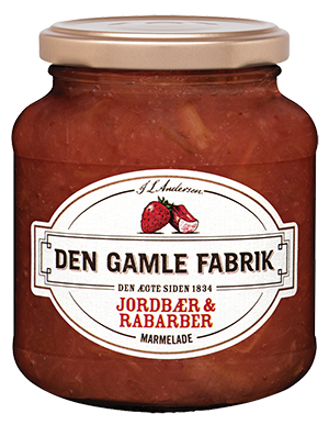 Den Gamle Fabrik - Rabarber/Jordbær Marmelade - rhubarb/strawberry