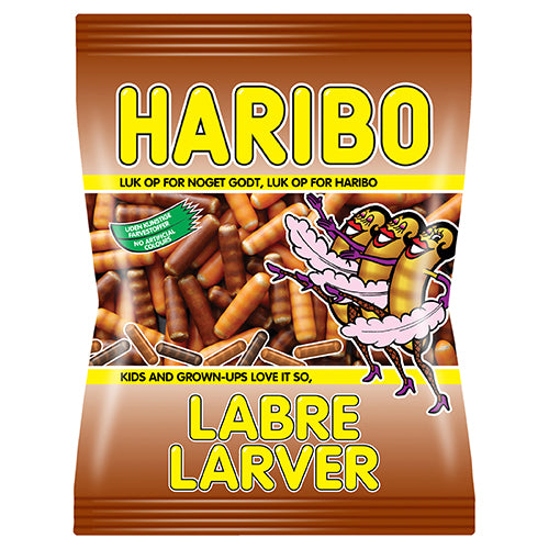Labre Larver  - sugar covered / sweet liquorice