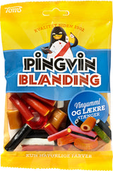 Toms - Pingvin Blanding - liquorice, winegum mix