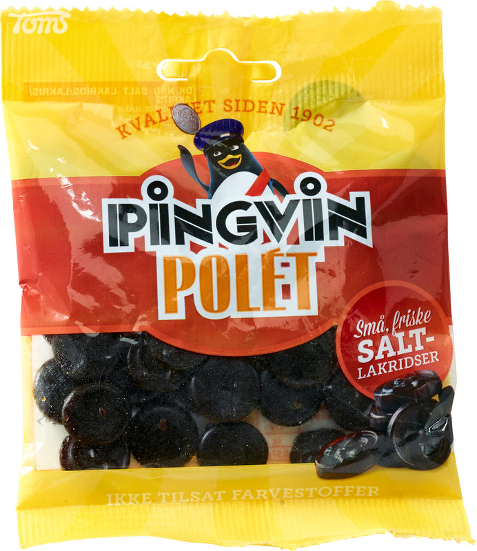 Toms - Pingvin Poletter - hard salty liquorice