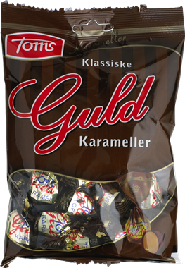 Toms Guldkarameller - chocolate, caramel