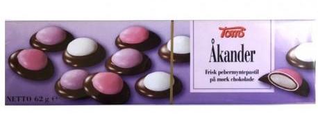 Toms - Åkander - Dark Chocolate with Crisp Mint