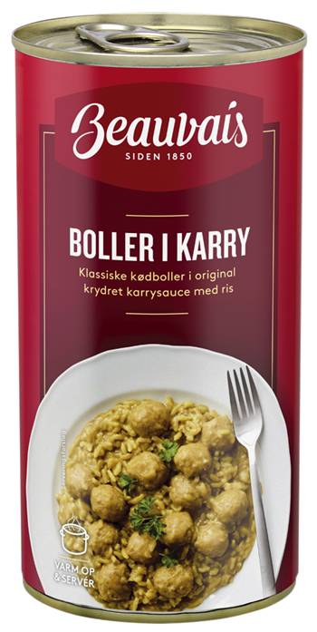 Boller i karry  - Meatballs in Curry