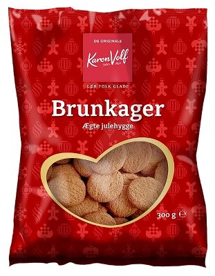 Karen Volf - Brunkager - Danish cookies