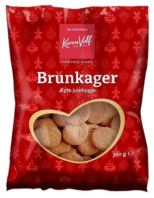 Brunkager - Danish cookies - not in the stores yet...your order will be send later in October
