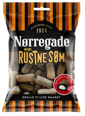Rustne Søm - Liquorice Candy - lots of Liquorice powder.