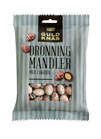 Toms - Dronning Mandler Lakrids - almonds, liquorice