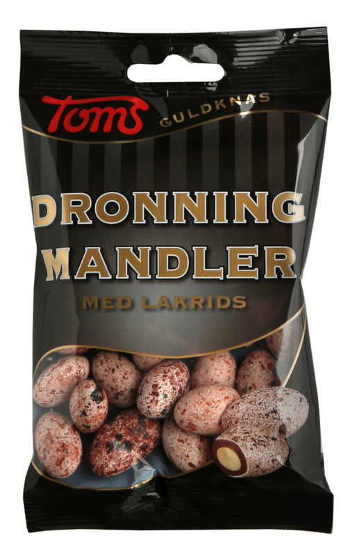 Toms - Dronning Mandler Lakrids - almonds, liquorice