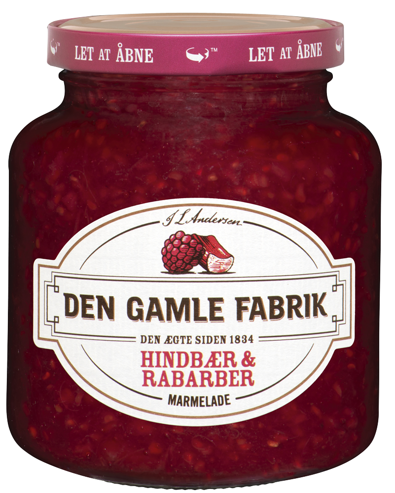 Den Gamle Fabrik - Rabarber/Hindbær Marmelade - rhubarb/raspberry