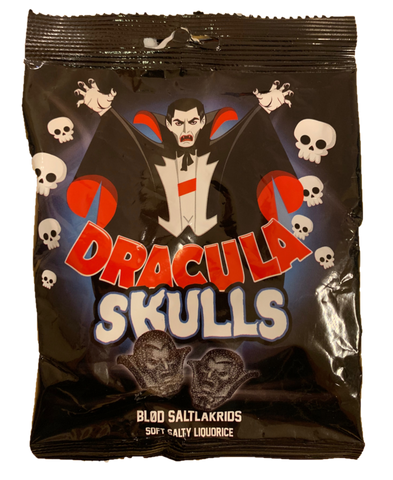 Dracula Skulls - soft salty liquorice