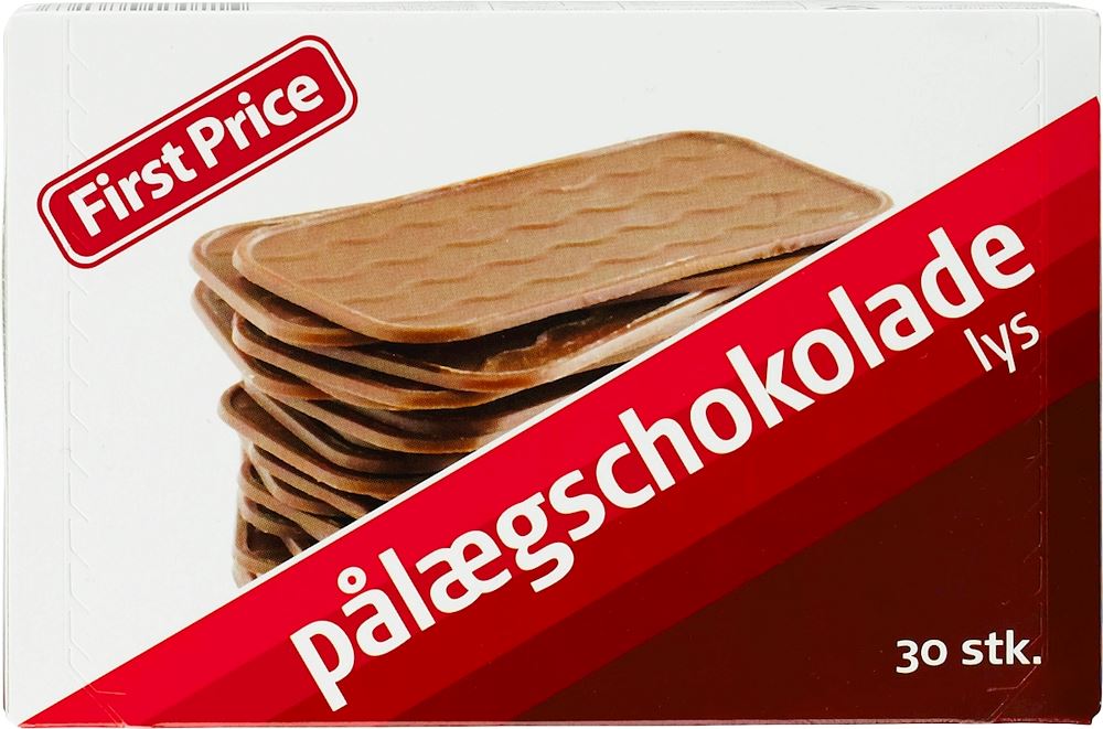 Pålægschokolade lys (Private Label)