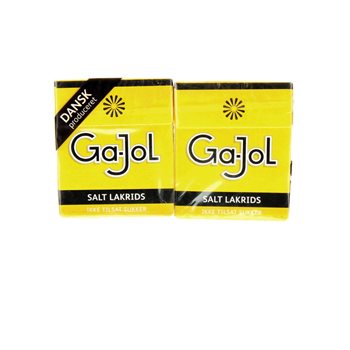 Ga-Jol Salt Lakrids Gul 2pk - salty licorice