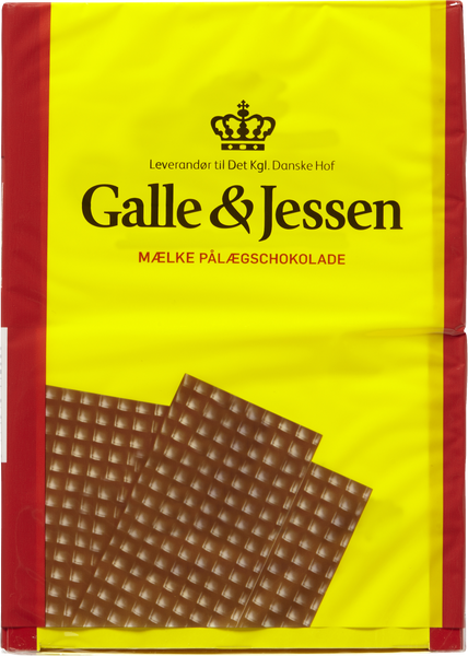 Galle&Jessen Pålægschokolade Lys 2pk