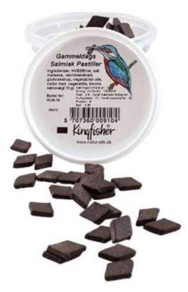 Kingfisher - Gammeldags Salmiak Pastiller - salmiak liquorice