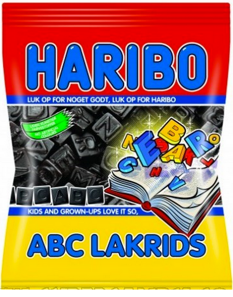 Haribo - ABC-lakrids - sweet liquorice