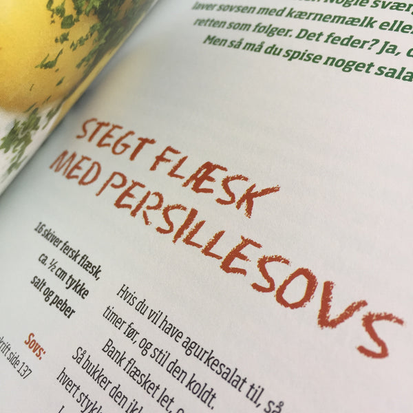 Kogebog: Stegt flæsk med persillesovs - og andre danske livretter - the Old Danish Kitchen