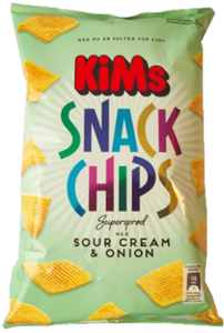 Kims Snack Chips Sour Cream & Onion