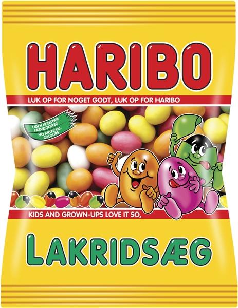 Haribo Lakridsæg - sweet liquorice covered in sugar - Best before date January 2027